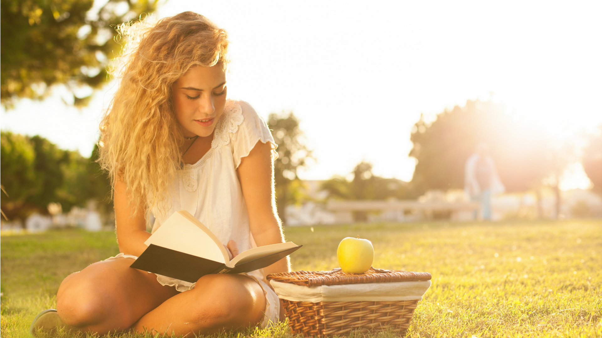 Feature Girl Reading Motivational Book
