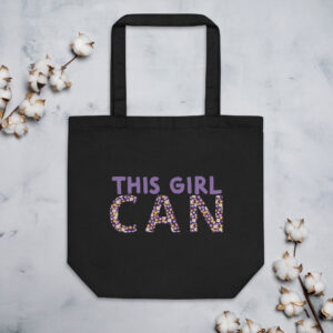 This Girl Can Organic Cotton Tote Bag